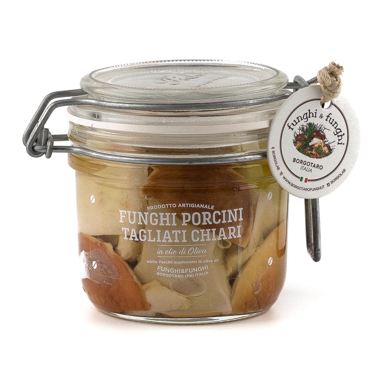 funghi porcini tagliati chiari