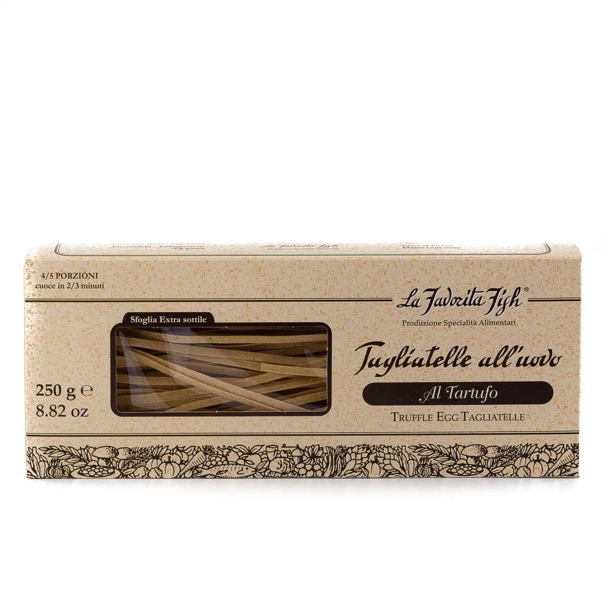 Confezione tagliatelle al tartufo bianco 250gr